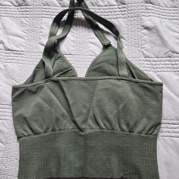 Free People Movement Green Sports Bra - Picture 2 of 3